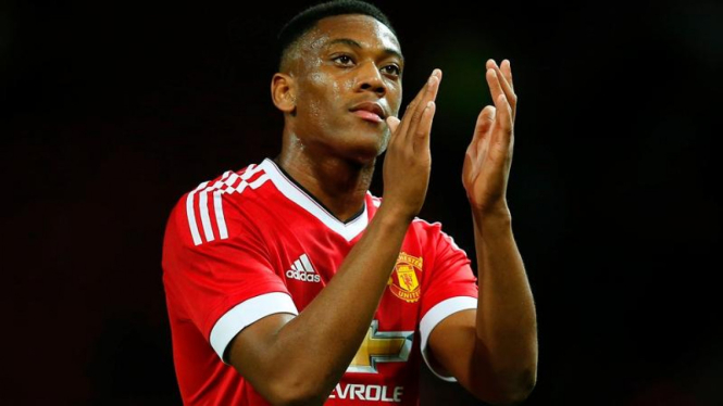 Penyerang Manchester United, Anthony Martial