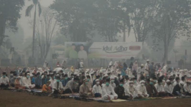 Salat Idul Adha di Jambi.