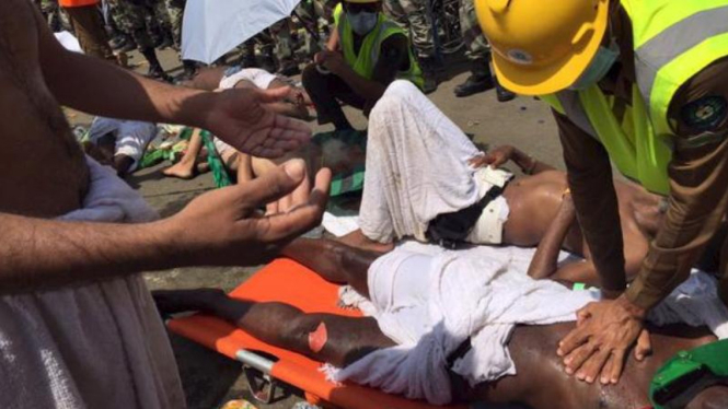 Jamaah haji dapat perawatan saat tragedi di Mina