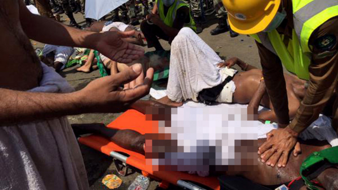 Jamaah Haji Dapat Perawatan Saat Tragedi di Mina