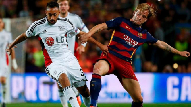 Laga antara Barcelona versus Bayer Leverkusen