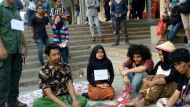 Aksi peringatan tragedi kemanusiaan 1965.