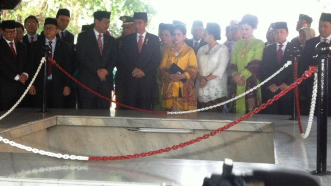 Presiden Joko Widodo di Lubang Buaya