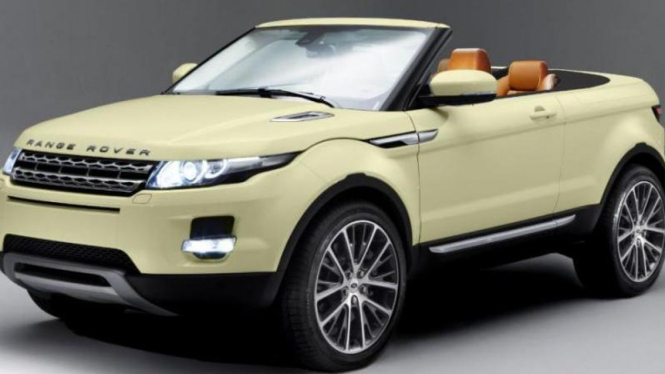 Range Rover atap terbuka.