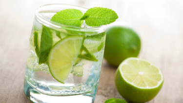 Ilustrasi jeruk nipis atau infuse water