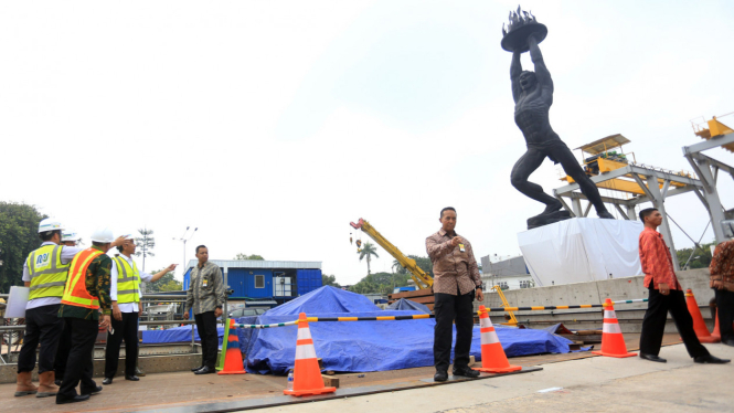 Jokowi tinjau proyek bawah tanah MRT