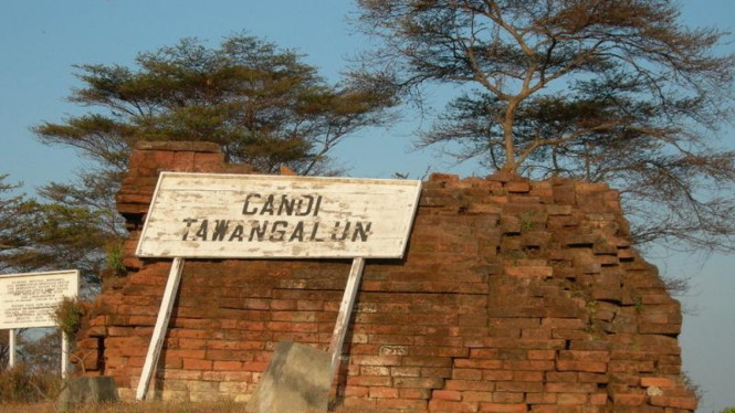 Candi Tawangalund di Sidoarjo Jawa Timur