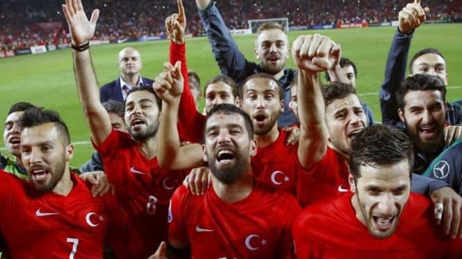 Para pemain Timnas Turki