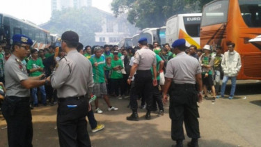 Suporter Sriwijaya FC di Senayan