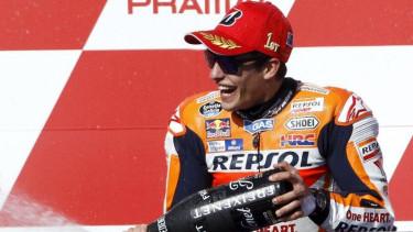 Pembalap Tim Repsol Honda, Marc Marquez.