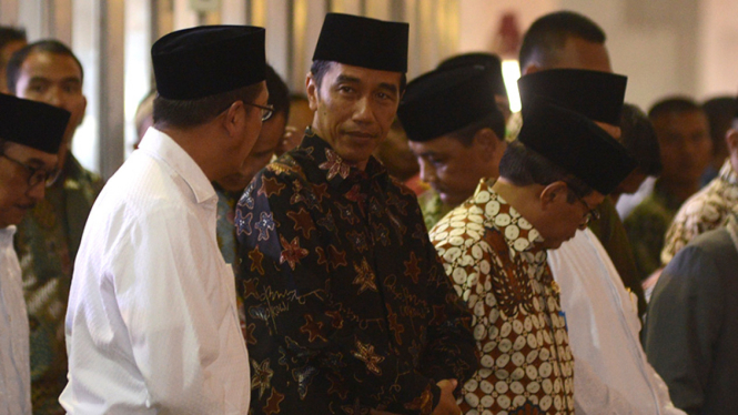 Presiden jokowi deklarasikan hari Santri Nasional.