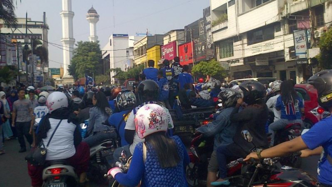 Pawai juara bobotoh Persib