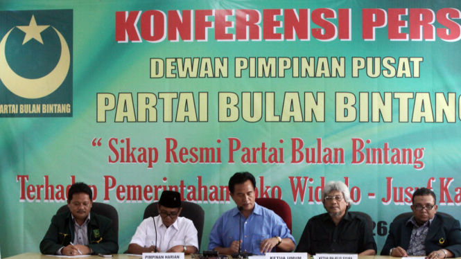 Ketum Partai Bulan Bintang Yusril Ihza Mahendra.
