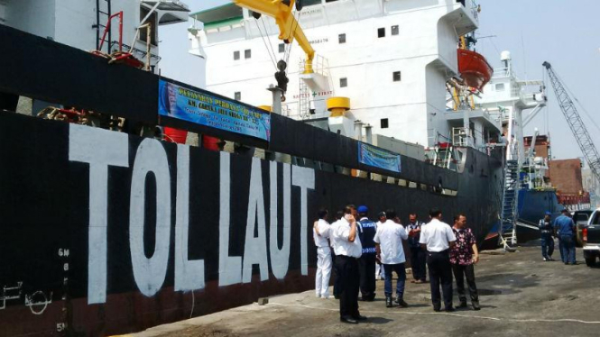 Ilustrasi tol laut. 