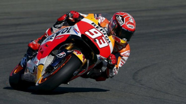 Pembalap Honda, Marc Marquez.