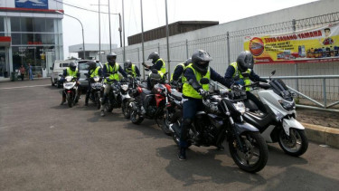 Acara turing Yamaha 150cc Series.