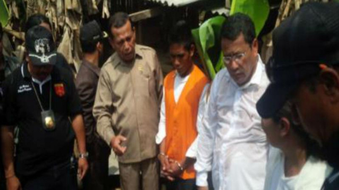 Majelis hakim di lokasi pembunuhan Engeline
