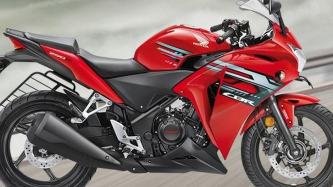 Honda CBR250R terbaru yang meluncur di India.