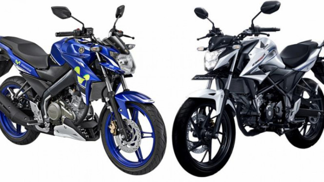 V-Ixion dan CB150R.