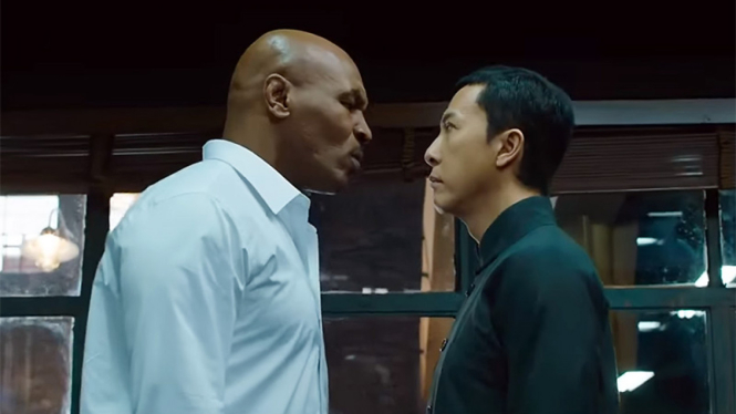 Mike Tyson dan Donnie Yen di film Ip Man 3