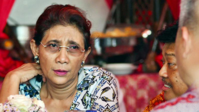 Menteri Kelautan dan Perikanan, Susi Pudjiastuti.