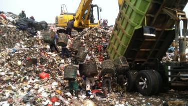 Ilustrasi sampah.