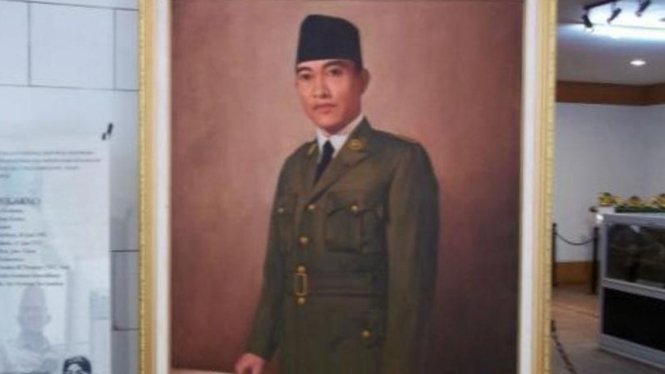 Lukisan Bung Karno yang nampak hidup.