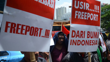 Aksi Usut Kasus Freeport