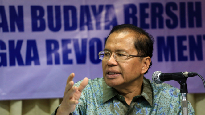 Mantan Menteri Koordinator Bidang Maritim dan Sumber Daya, Rizal Ramli.