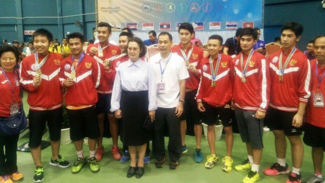 Kontingen Indonesia di ASG 2015 di Brunei.
