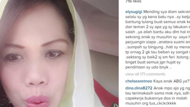 Curahan hati Ely Sugigi