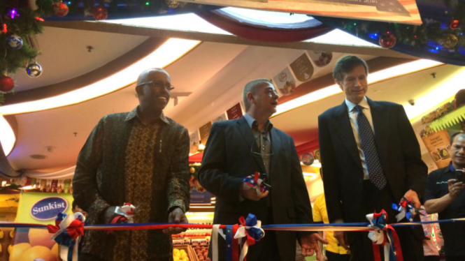 Festival buah impor AS di Plaza Senayan Jakarta