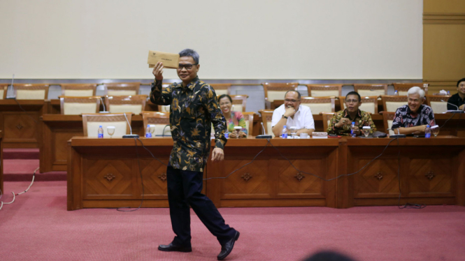 Johan Budi di Uji Makalah Capim KPK