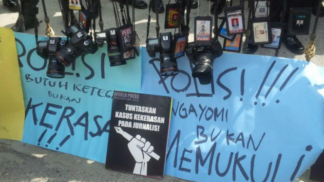 Ilustrasi/Kekerasan jurnalis