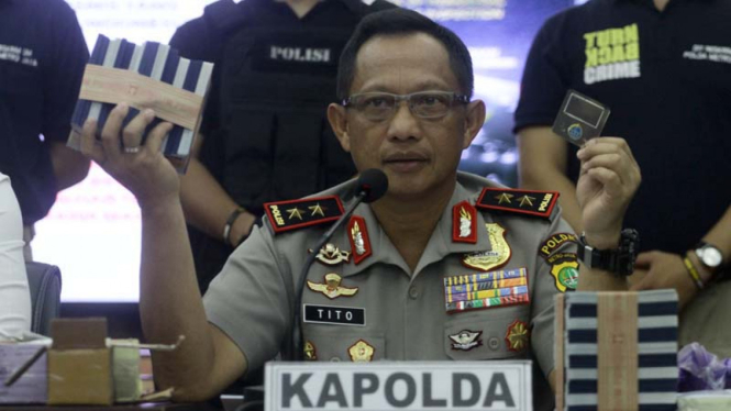 Tito Karnavian saat menjadi Kapolda Metro Jaya