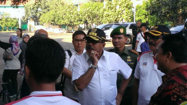 Gubernur Banten Rano Karno memantau pilkada serentak di Tangsel