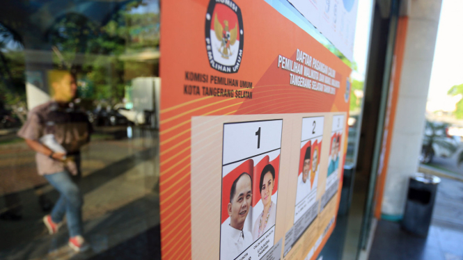 Ilustrasi suasana saat Pilkada Serentak.