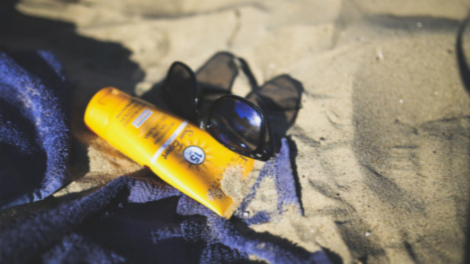 Ilustrasi sunblock.