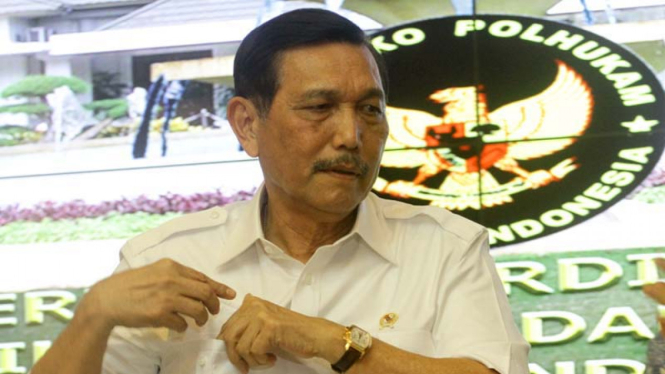 Menteri Politik Hukum dan Keamanan, Luhut Binsar Panjaitan.