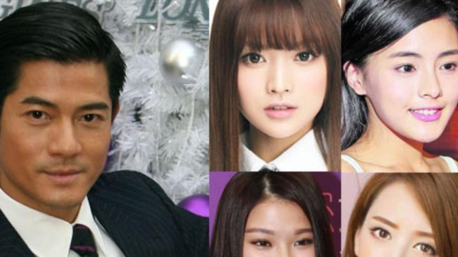 Aaron Kwok dan wanita muda