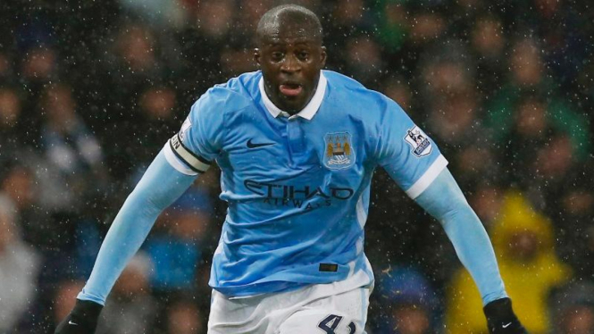 Gelandang Manchester City, Yaya Toure.