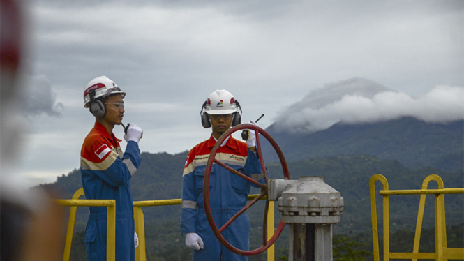 sumur produksi pertamina geothermal area ulubelu