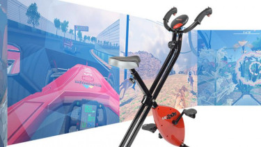 Permainan virtual reality buatan Virzoom.