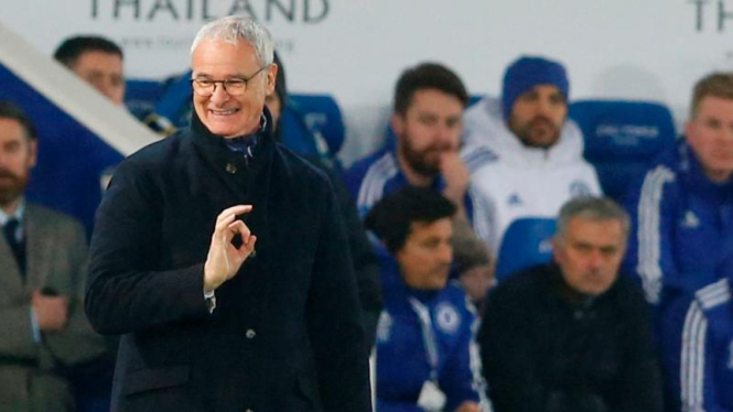 Manajer Leicester City, Claudio Ranieri.