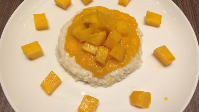 Puding Nasi Mangga