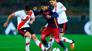 Pemain Barcelona, Neymar, di final Piala Dunia Klub 2015