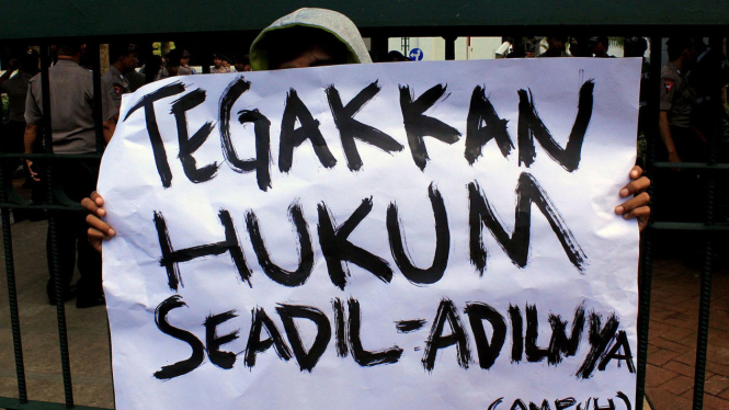 Unjuk Rasa di Mahkamah Agung Tuntut Keadilan di Siak