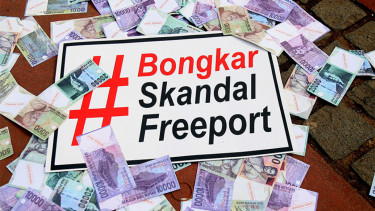 Unjuk Rasa HMI Bongkar Skandal Freeport
