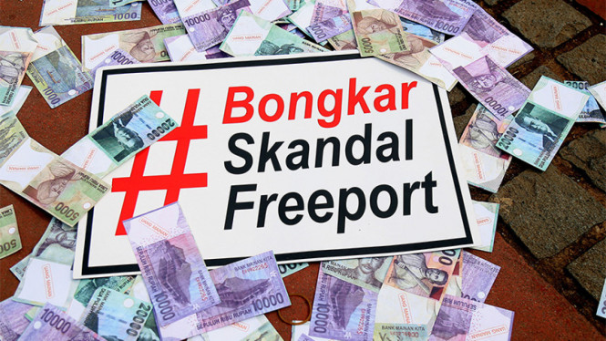 Unjuk Rasa HMI Bongkar Skandal Freeport