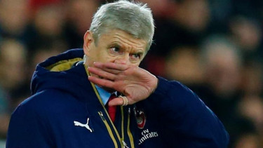 Manajer Arsenal, Arsene Wenger.